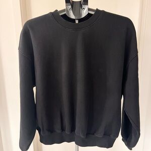 Aritzia Black Crewneck Sweatshirt